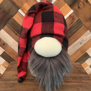 Red Buffalo Plaid Gnome